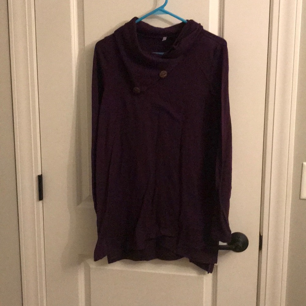 Dark purple Pink Blush Maternity tunic